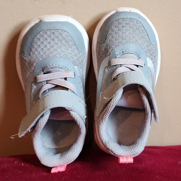 Athletic Works Toddler Girls’ Mesh Jogger Sneakers, Size 5 - Picture 4 of 7